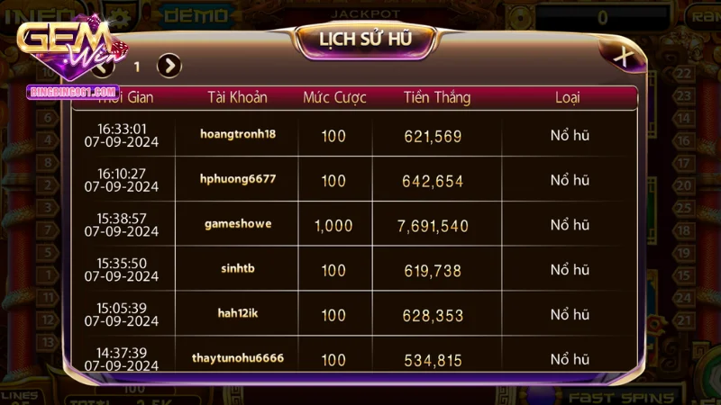 Giải thích luật chơi nổ hũ b79 gemwin cho người mới tham gia